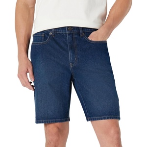 Amazon Essentials Men’s Heavyweight Stretch Straight-Fit Jean Shorts, Mid Rise, 9″ Inseam(Dark Midnight Wash)