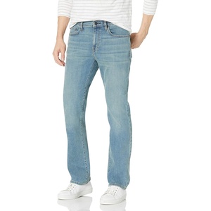 Amazon Essentials Mens Jeans, Slim Fit Stretch, Bootcut – Discontinued Colors(Light Vintage)