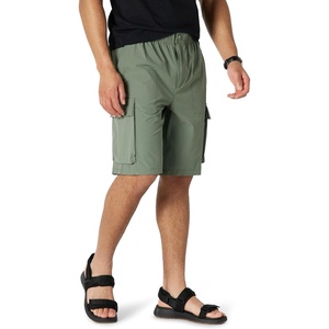 Amazon Essentials Men’s Loose-Fit 11″ Long Cargo Shorts(Dark Olive)