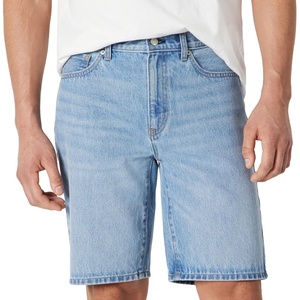 Amazon Essentials Men’s Rigid Relaxed-Fit Jean Shorts(Vintage Blue)