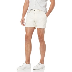 Amazon Essentials Men’s Slim-Fit 5″ Lightweight Comfort Stretch Oxford Cotton Shorts(Cream)