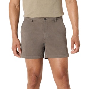 Amazon Essentials Men’s Slim-Fit 5″ Lightweight Comfort Stretch Oxford Cotton Shorts(Grey)
