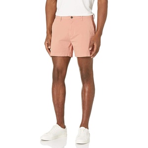 Amazon Essentials Men’s Slim-Fit 5″ Lightweight Comfort Stretch Oxford Cotton Shorts(Light Tan)