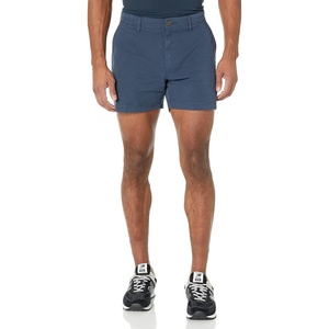 Amazon Essentials Men’s Slim-Fit 5″ Lightweight Comfort Stretch Oxford Cotton Shorts(Navy)