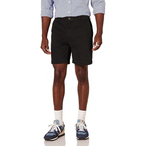 Amazon Essentials Men’s Slim-Fit 7″ Chino Shorts(Black)
