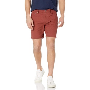 Amazon Essentials Men’s Slim-Fit 7″ Inseam Stretch 5-Pocket Shorts with Tapered Leg(Chestnut Brown)