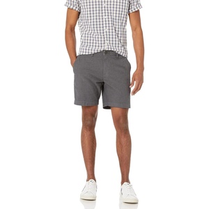 Amazon Essentials Men’s Slim-Fit 7″ Lightweight Comfort Stretch Oxford Shorts with Tapered Leg(Grey)
