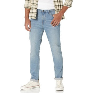 Amazon Essentials Mens Slim-Fit Comfort Stretch Jeans – Discontinued Colors(Light Blue)