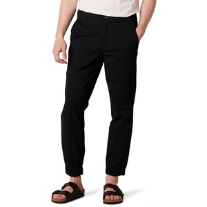 Amazon Essentials Men’s Slim-Fit Cotton Joggers, Breathable(Black)