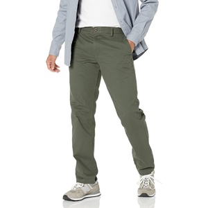 Amazon Essentials Men’s Slim-Fit Wrinkle-Resistant Flat-Front Chino Pant(Dark Olive)