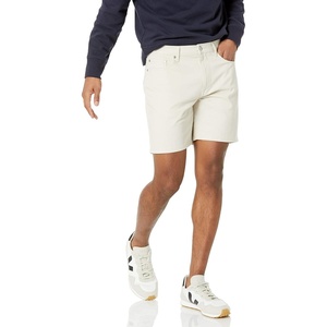 Amazon Essentials Men’s Straight-Fit 7″ Inseam Stretch 5-Pocket Shorts(Stone)