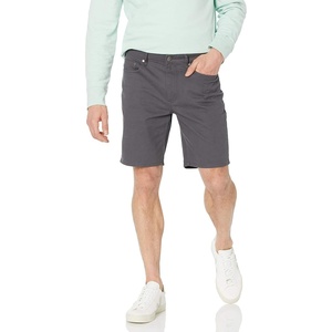 Amazon Essentials Men’s Straight-Fit 9″ Inseam Stretch Cotton Twill 5-Pocket Shorts(Dark Grey)