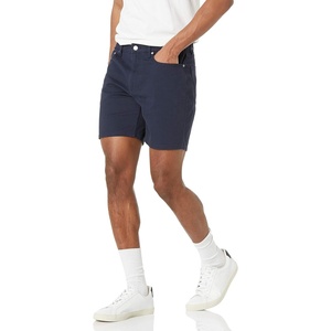 Amazon Essentials Men’s Straight-Fit 9″ Inseam Stretch Cotton Twill 5-Pocket Shorts(Midnight Blue)