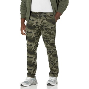 Amazon Essentials Men’s Straight-Fit Breathable Stretch Cargo Pants (Available in Big & Tall)(Green Camo)