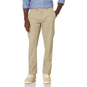 Amazon Essentials Men’s Straight-Fit Breathable Stretch Cargo Pants (Available in Big & Tall)(Khaki Brown)