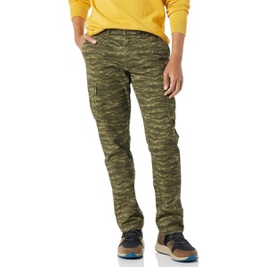 Amazon Essentials Men’s Straight-Fit Breathable Stretch Cargo Pants (Available in Big & Tall)(Olive Camouflage)