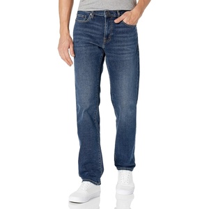Amazon Essentials Mens Straight-Fit Stretch Jean(Dark Blue Vintage)