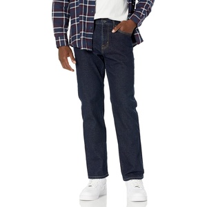 Amazon Essentials Mens Straight-Fit Stretch Jean(Rinsed)