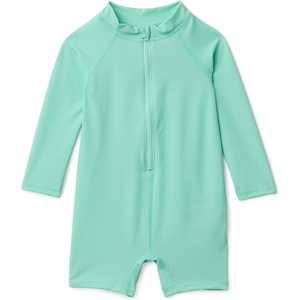 Amazon Essentials Unisex Babies’ Long-Sleeve One-Piece Rashguard(Bright Mint Green)