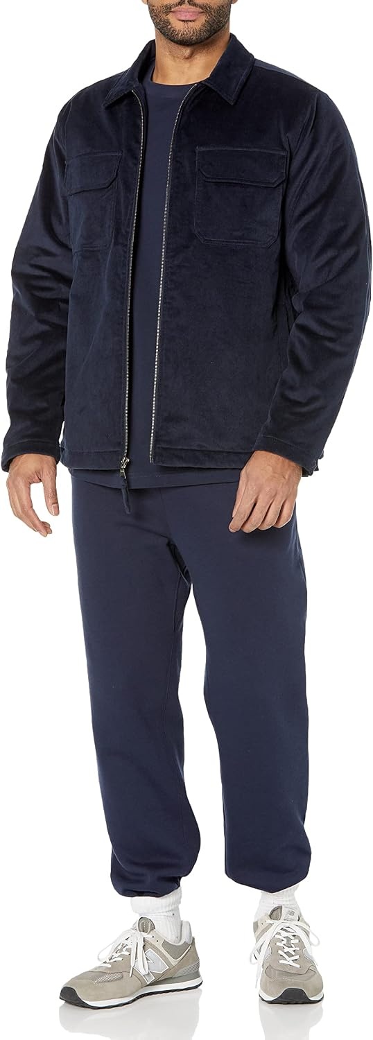 image:imageAmazon Essentials Mens Corduroy Work Jacket Available in Big amp TallNavy