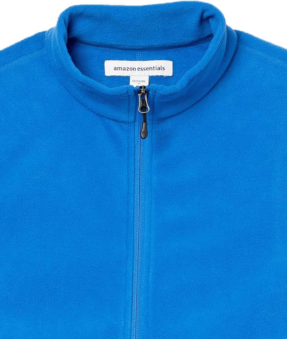 image:imageAmazon Essentials Mens FullZip Polar Fleece Insulated Vest Available in Big amp TallCobalt Blue
