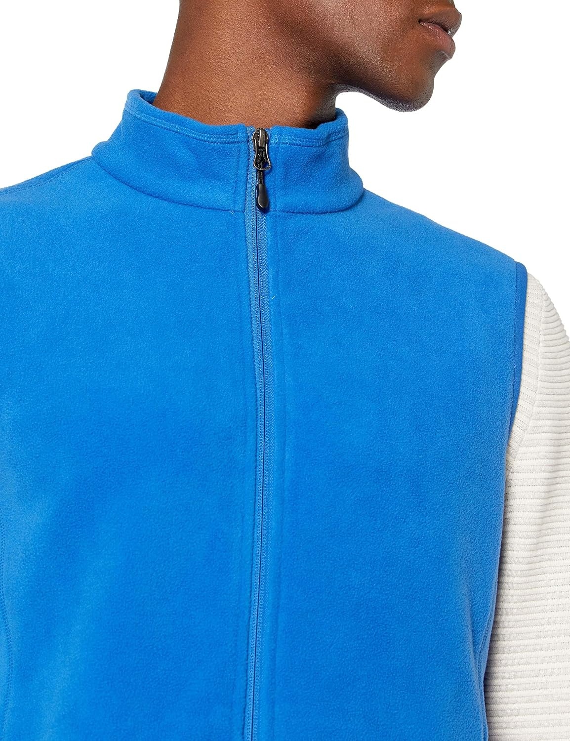 image:imageAmazon Essentials Mens FullZip Polar Fleece Insulated Vest Available in Big amp TallCobalt Blue