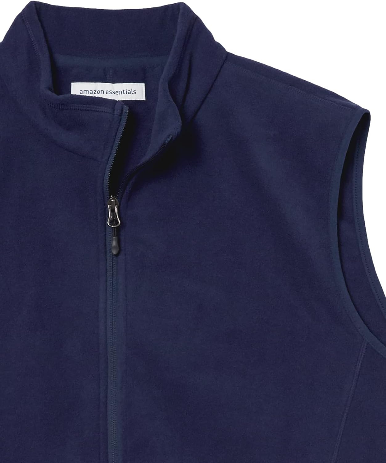 image:imageAmazon Essentials Mens FullZip Polar Fleece Insulated Vest Available in Big amp TallNavy
