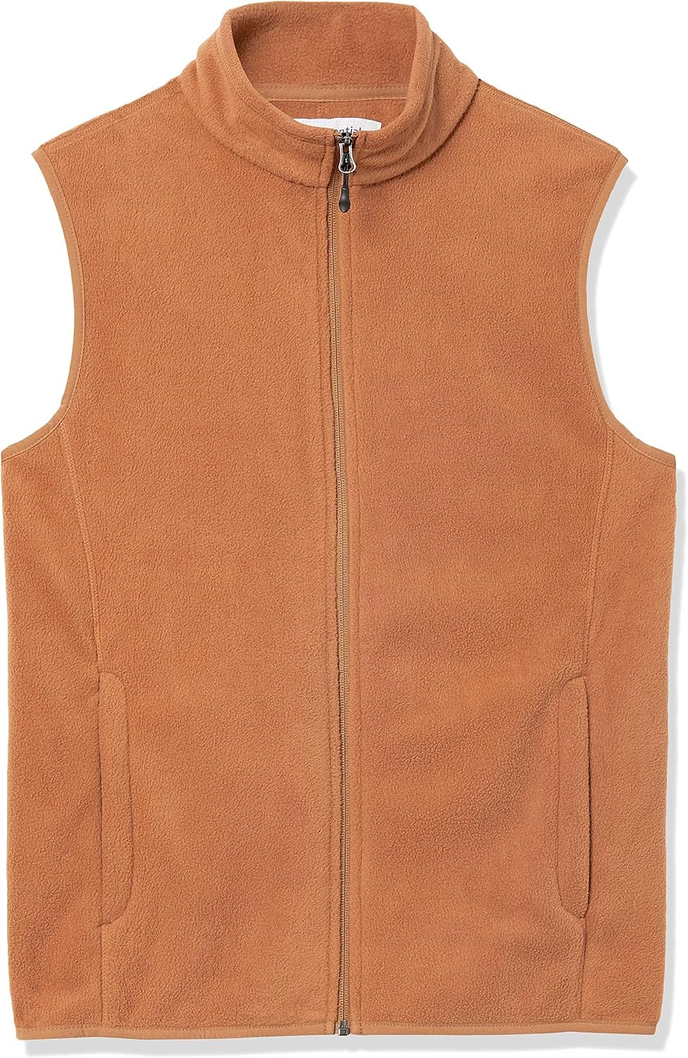 image:imageAmazon Essentials Mens FullZip Polar Fleece Insulated Vest Available in Big amp TallToffee Brown