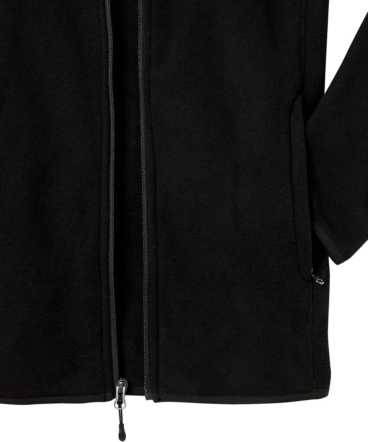 image:imageAmazon Essentials Mens FullZip Polar Fleece Jacket with Zippered Pockets for Cold Outdoor Weather Available in Big amp TallBlack