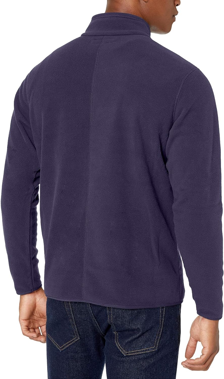 image:imageAmazon Essentials Mens Insulated Fleece Jacket QuarterZip Pullover for Cold WeatherNavy
