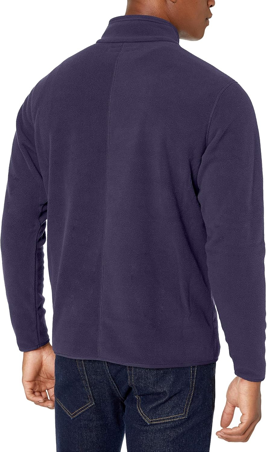 image:imageAmazon Essentials Mens Insulated Fleece Jacket QuarterZip Pullover for Cold WeatherNavy