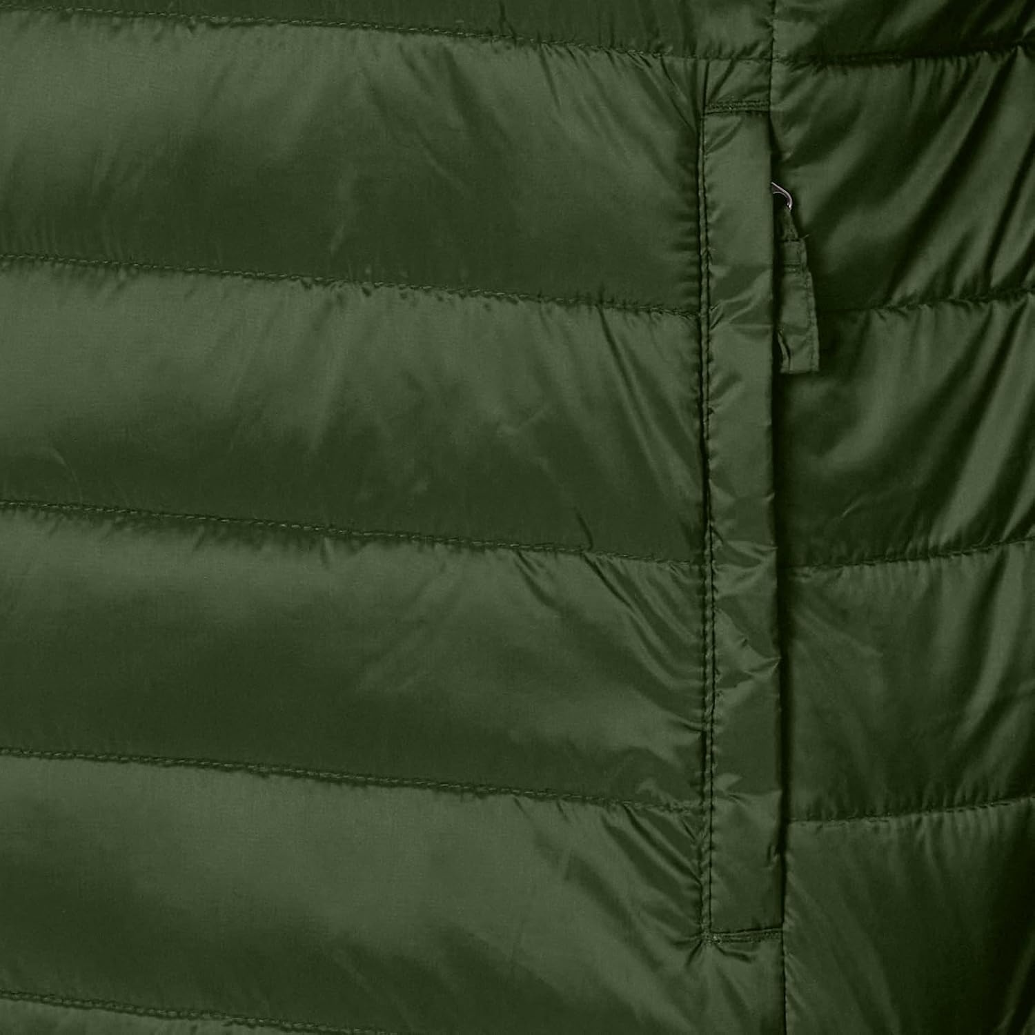 image:imageAmazon Essentials Mens Lightweight WaterResistant Packable Hooded Puffer JacketDark Olive