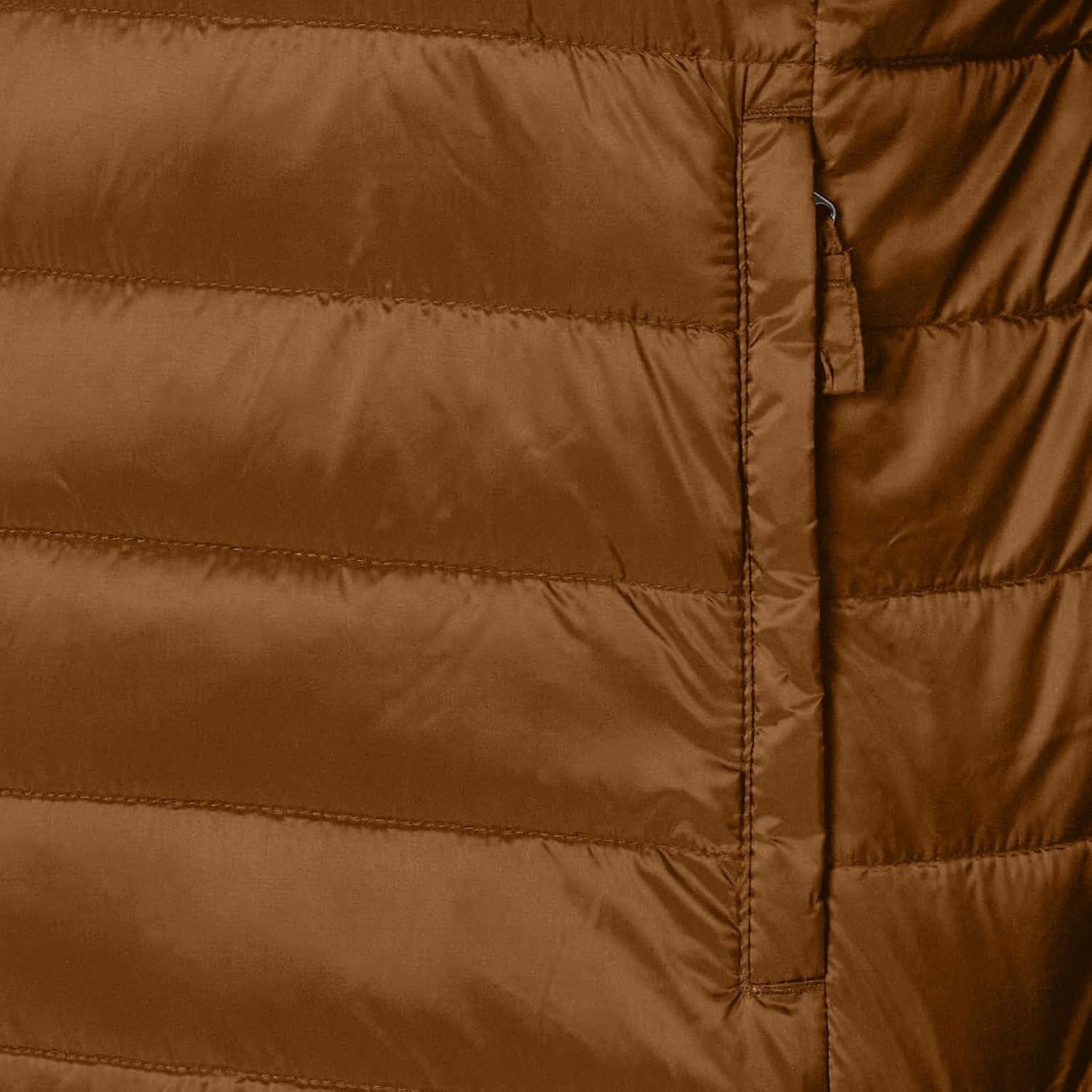 image:imageAmazon Essentials Mens Lightweight WaterResistant Packable Hooded Puffer JacketLight Brown