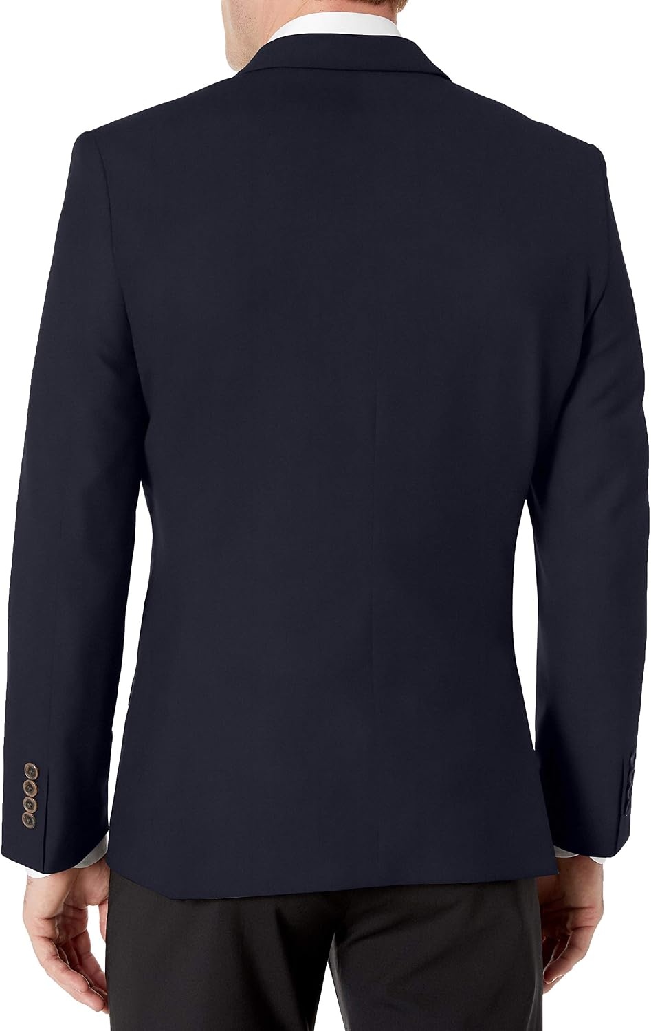 image:imageAmazon Essentials Mens LongSleeve Classic ButtonFront Stretch BlazerNavy