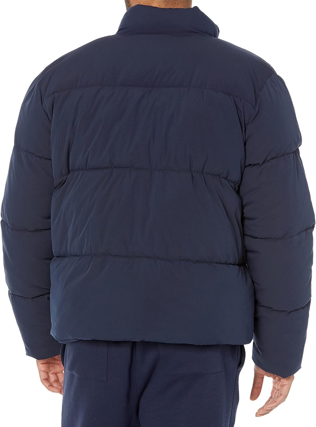 image:imageAmazon Essentials Mens Mock Neck Heavyweight Puffer Coat Available in Big amp TallNavy