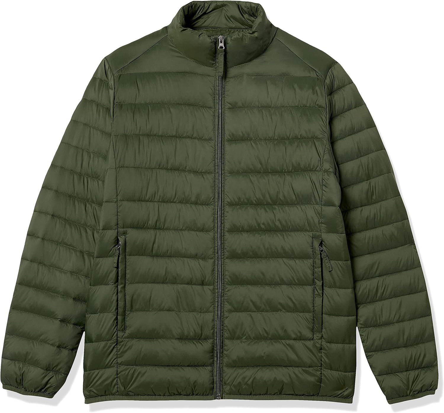 image:imageAmazon Essentials Mens Packable Lightweight WaterResistant Puffer Jacket Available in Big amp TallDark Green
