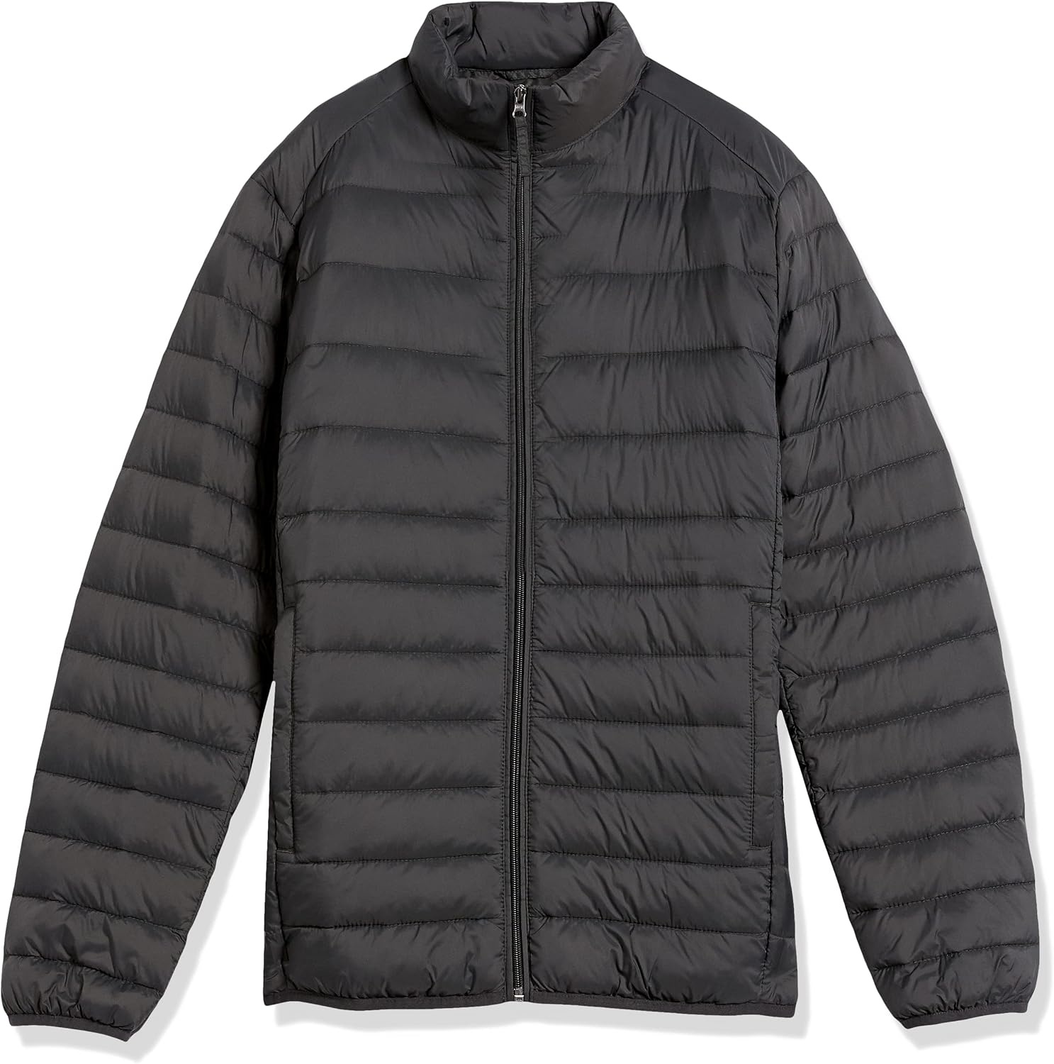 image:imageAmazon Essentials Mens Packable Lightweight WaterResistant Puffer Jacket Available in Big amp TallDark Grey