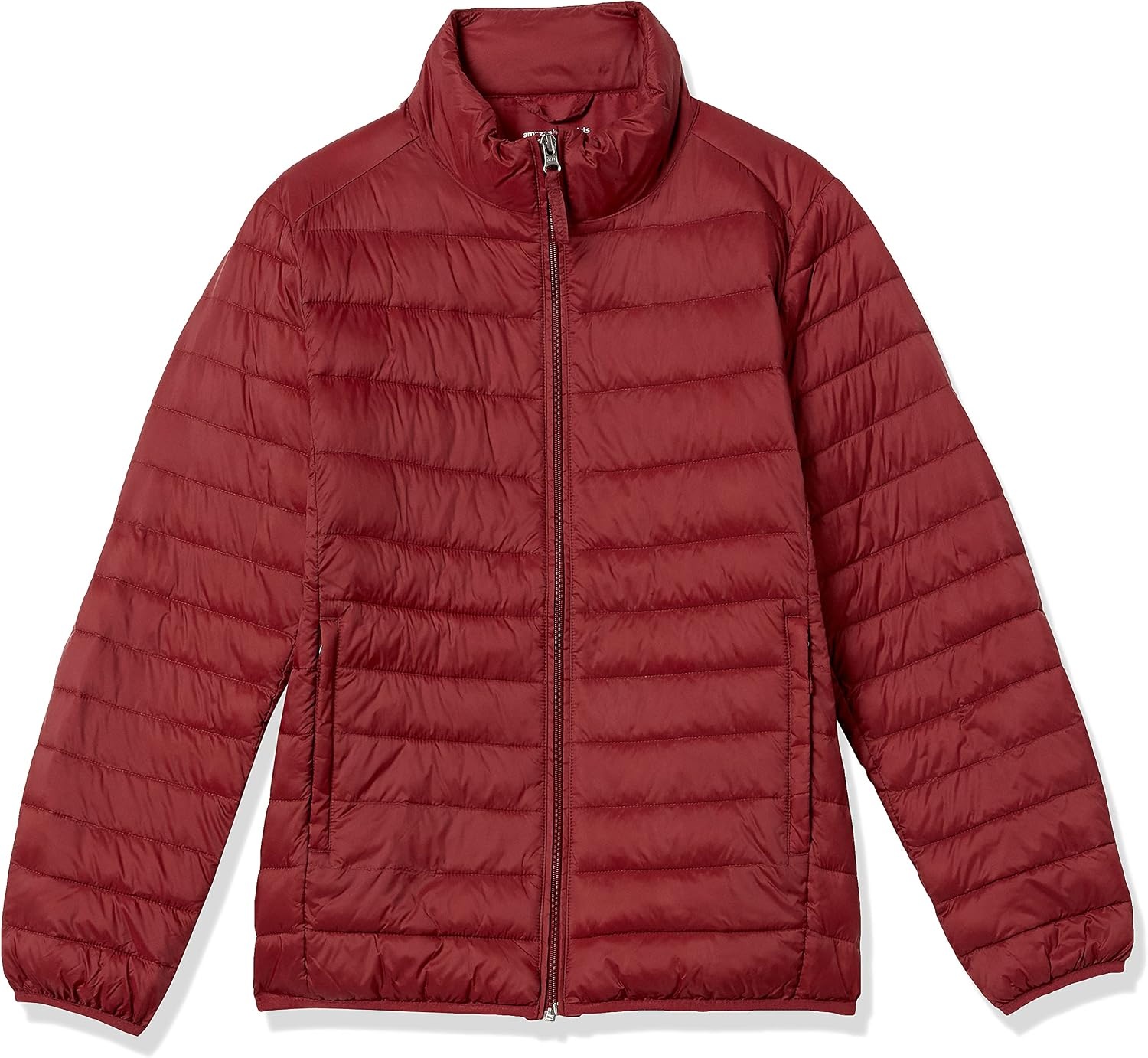 image:imageAmazon Essentials Mens Packable Lightweight WaterResistant Puffer Jacket Available in Big amp TallDark Red