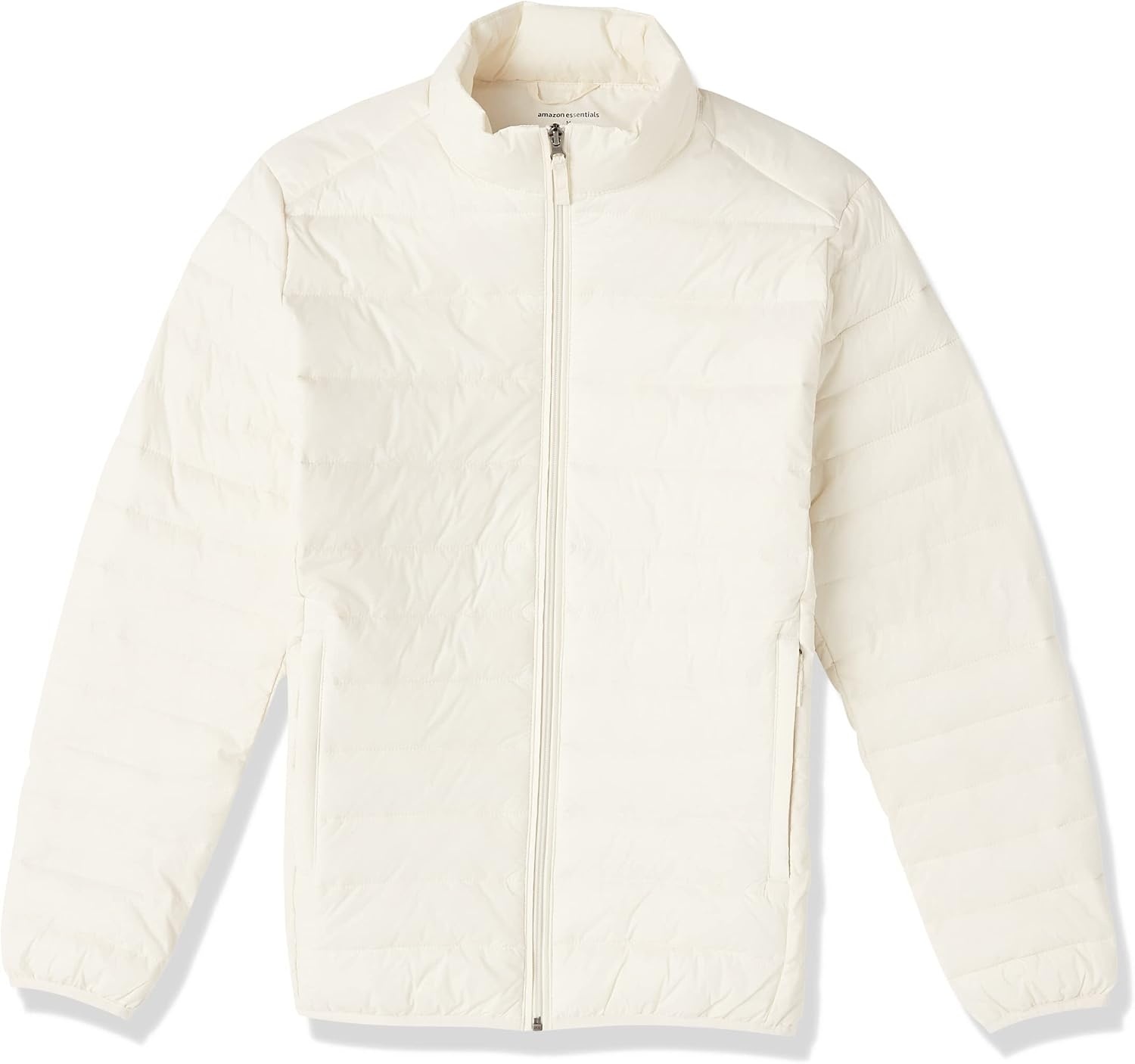 image:imageAmazon Essentials Mens Packable Lightweight WaterResistant Puffer Jacket Available in Big amp TallLight Beige