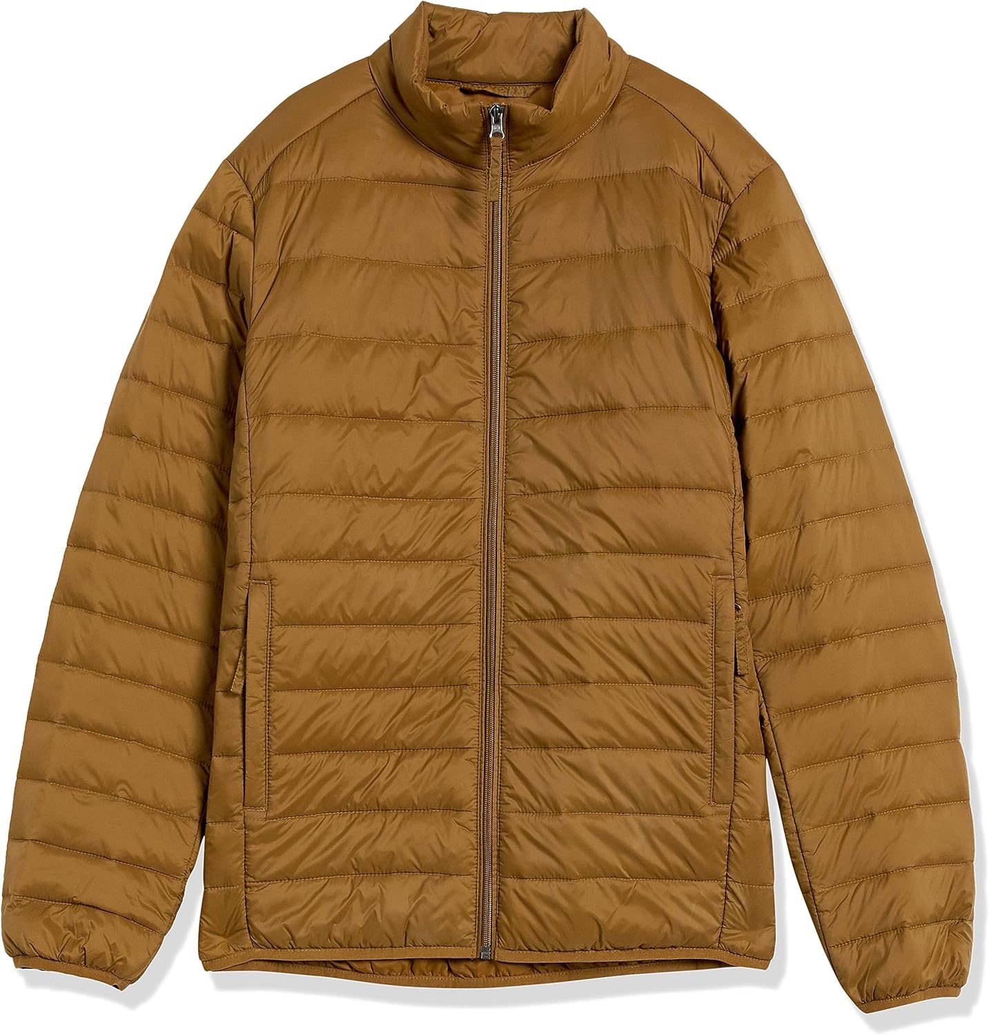 image:imageAmazon Essentials Mens Packable Lightweight WaterResistant Puffer Jacket Available in Big amp TallLight Brown