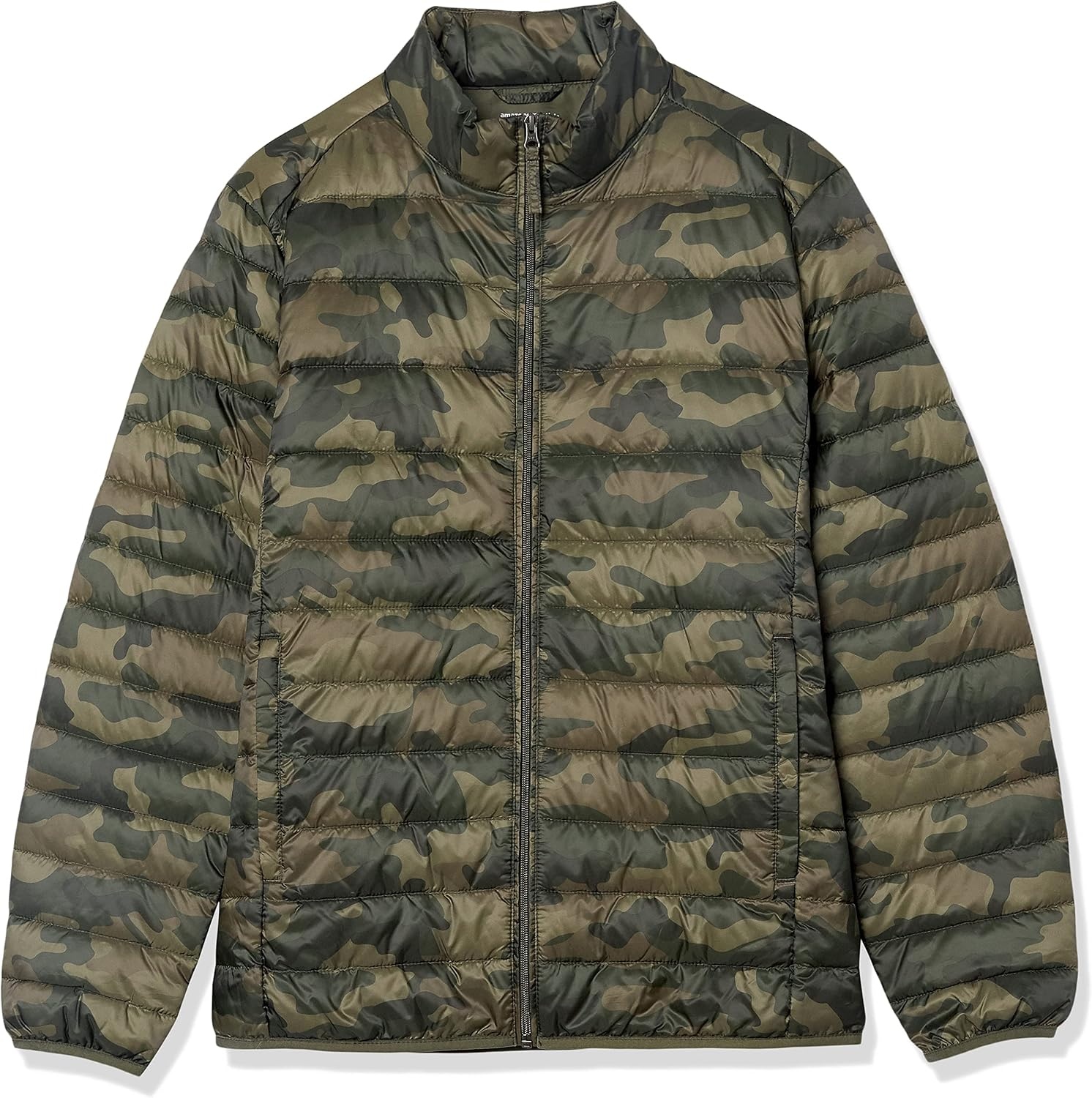 image:imageAmazon Essentials Mens Packable Lightweight WaterResistant Puffer Jacket Available in Big amp TallMilitary Green Camo