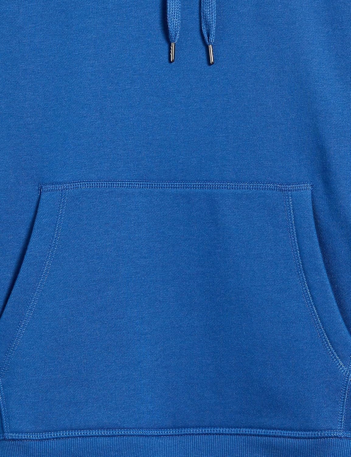 image:imageAmazon Essentials Mens Pullover Sweatshirt Hoodie Big amp Tall Options AvailableCobalt Blue