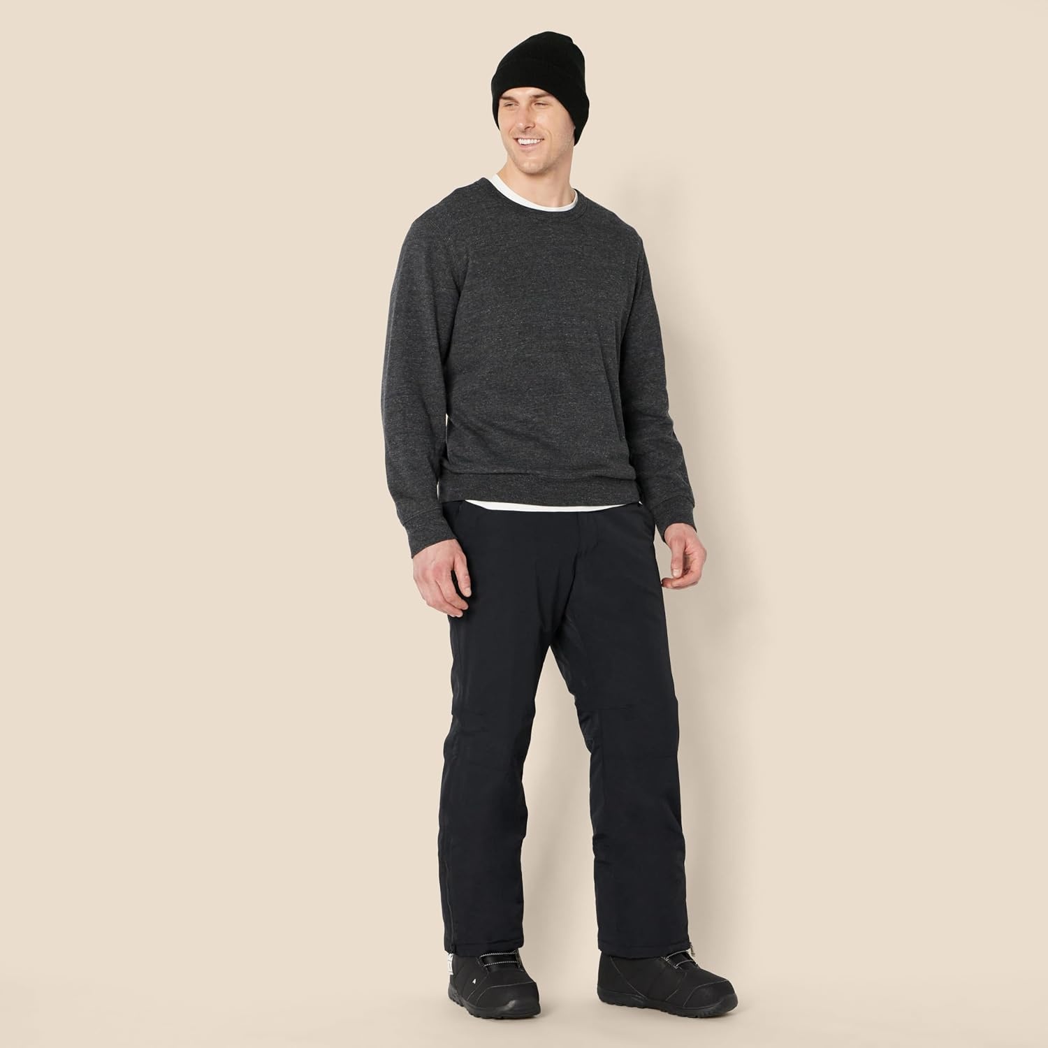 image:imageAmazon Essentials Mens WaterResistant Insulated Snowboard Ski Snow PantBlack