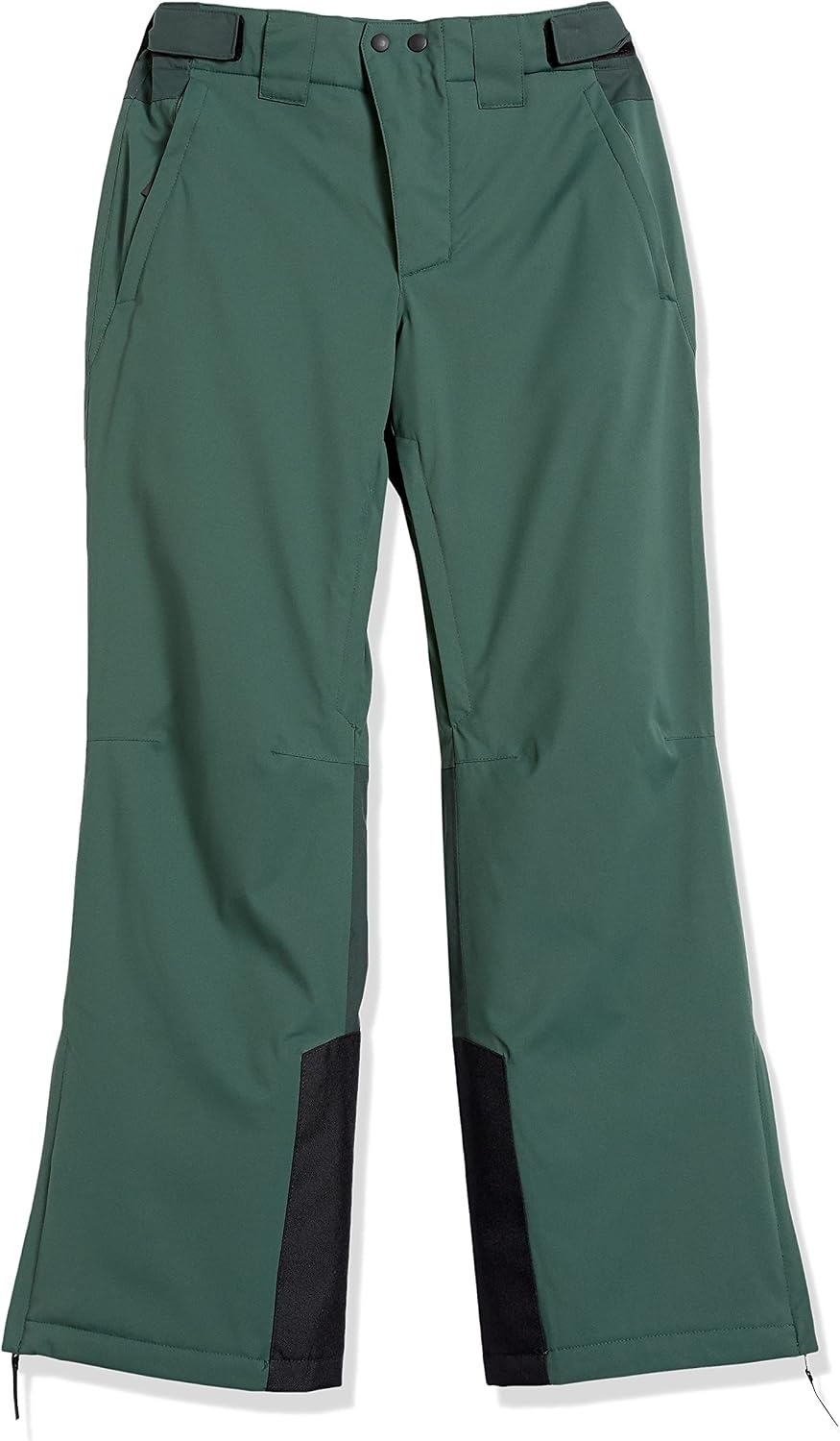 image:imageAmazon Essentials Mens Waterproof Breathable Insulated Snow Ski PantBlack Spruce Green Color Block