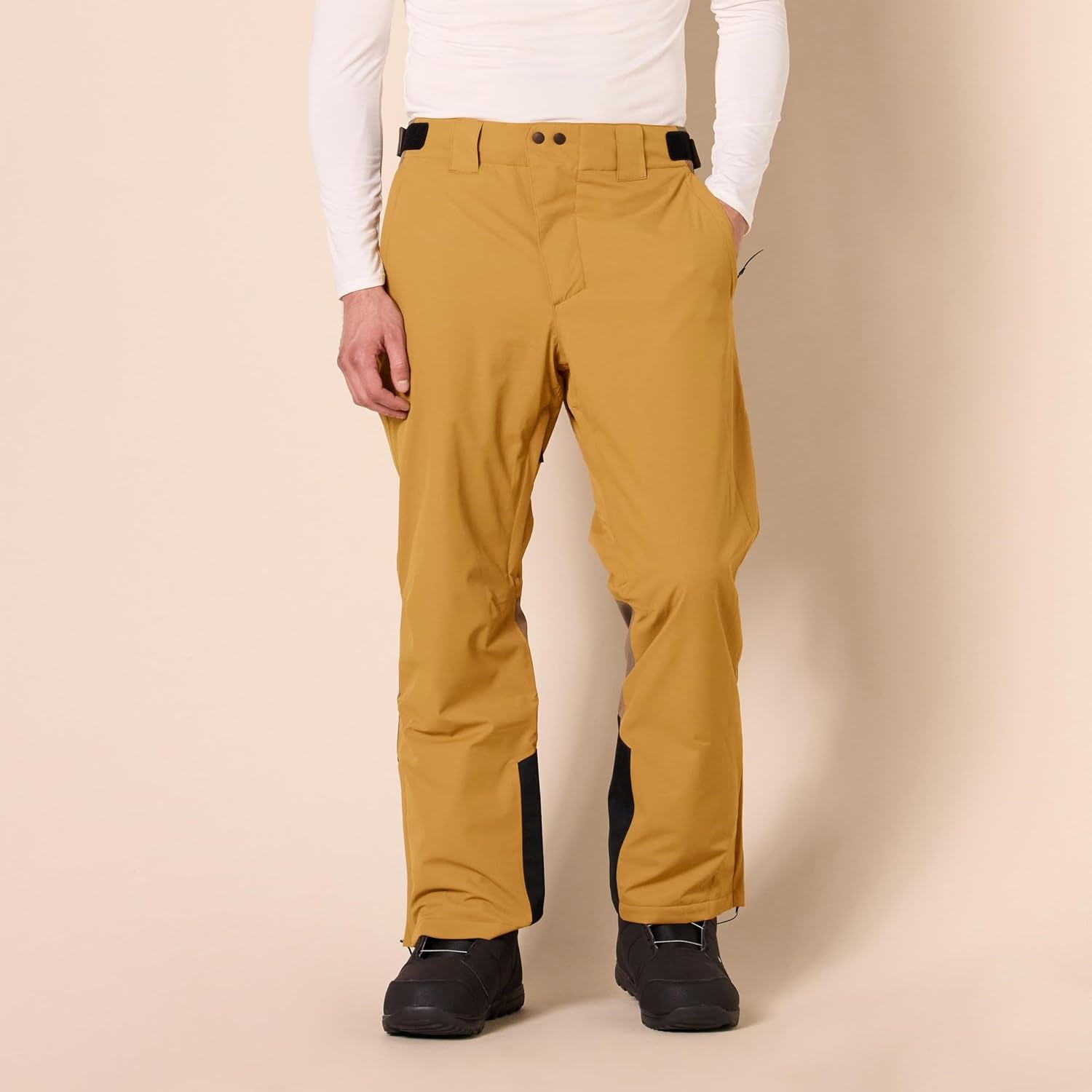 image:imageAmazon Essentials Mens Waterproof Breathable Insulated Snow Ski PantGold Color Block