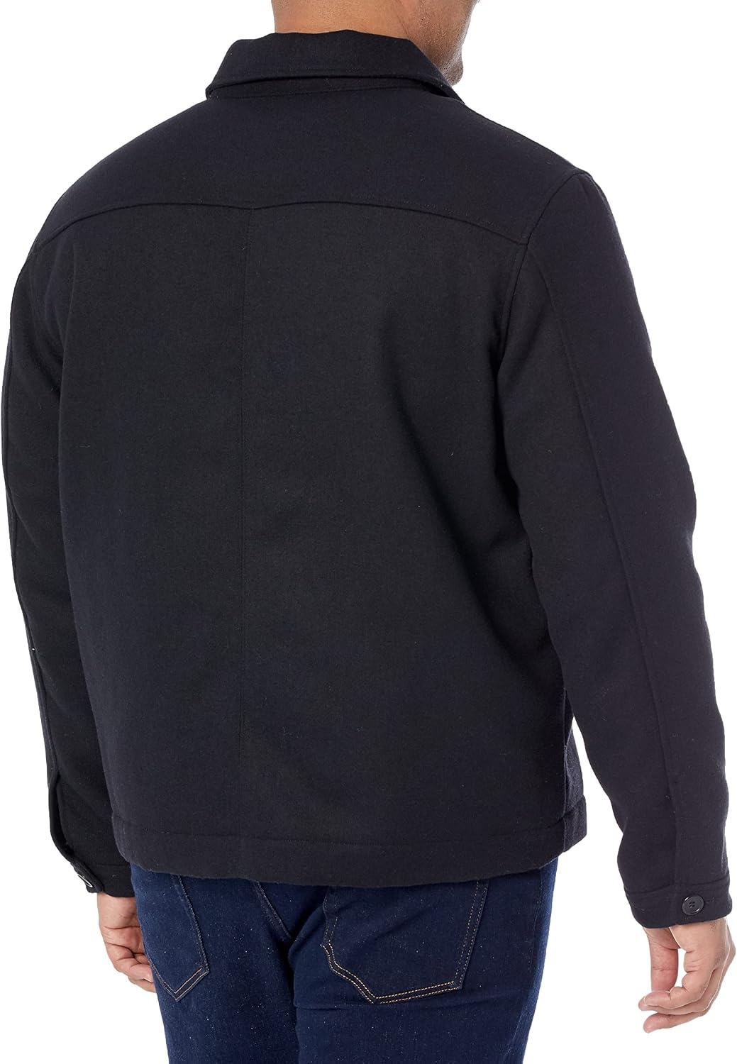 image:imageAmazon Essentials Mens Wool Blend Bomber Jacket Available in Big amp TallBlack
