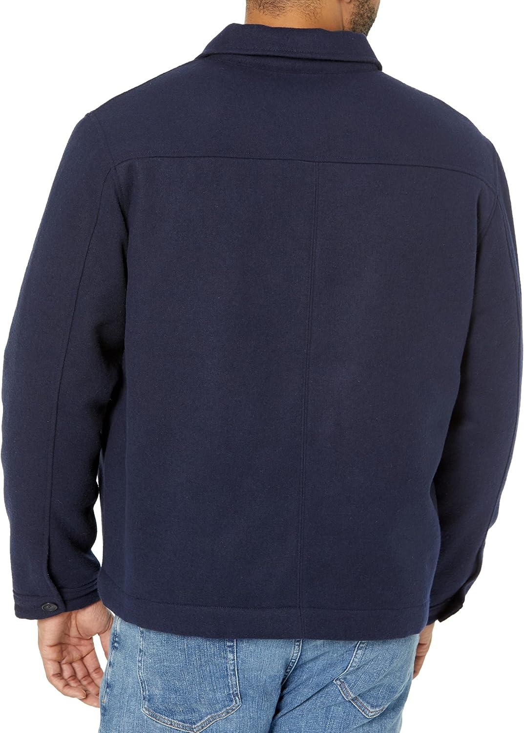 image:imageAmazon Essentials Mens Wool Blend Bomber Jacket Available in Big amp TallNavy