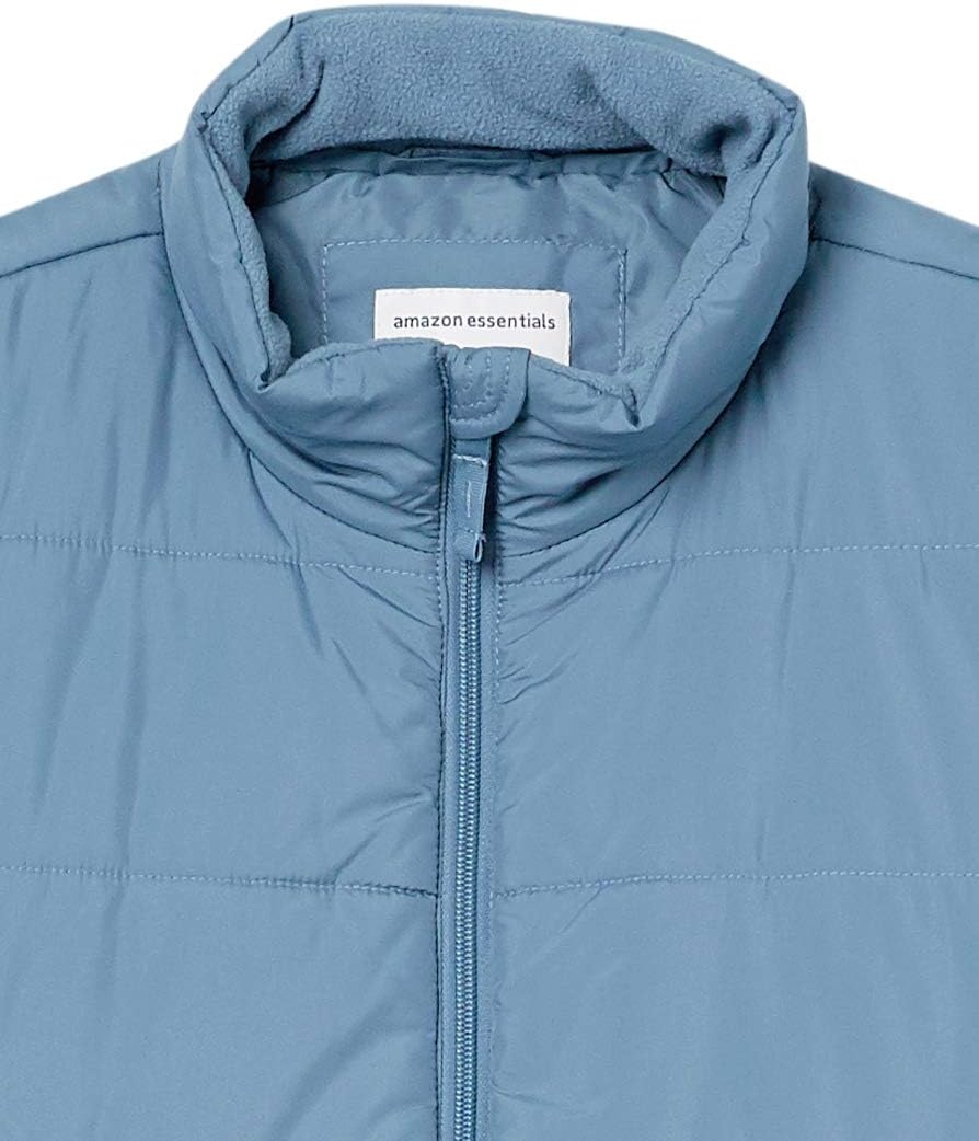 image:imageAmazon Essentials mens Midweight Puffer VestLight Blue