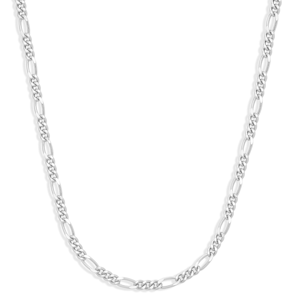 image:imageAmazon Essentials 5mm Plated Figaro Chain for Men or WomenSilver