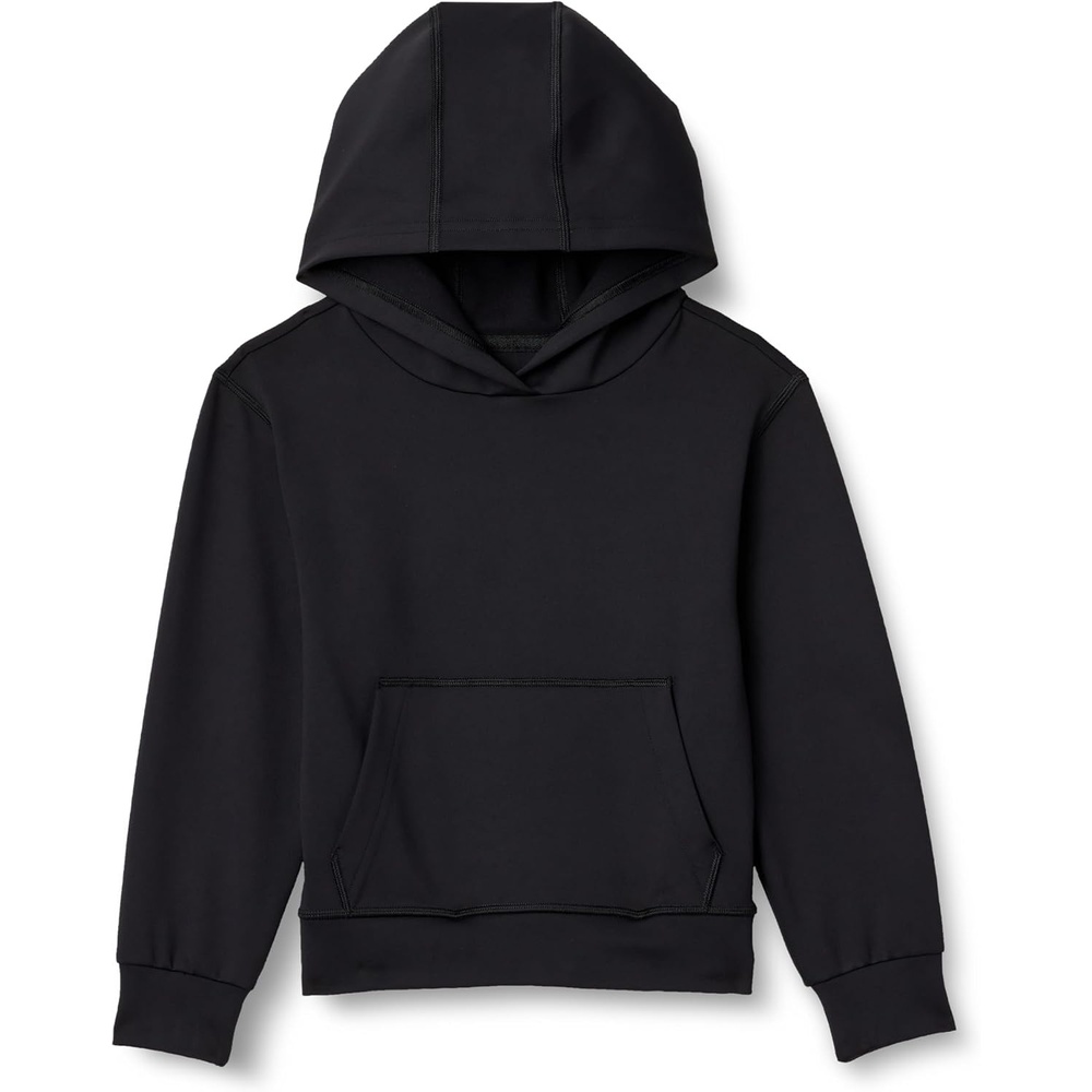 image:imageAmazon Essentials Boys Active Performance Stretch Knit Lightweight Hoodie SweatshirtBlack